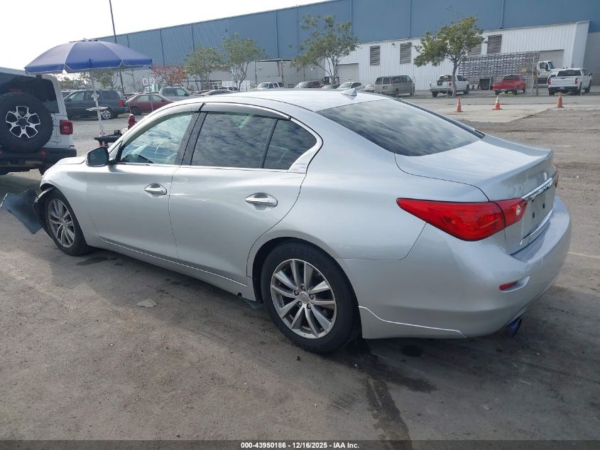 2014 Infiniti Q50 Premium VIN: JN1BV7AP3EM685578 Lot: 43950186