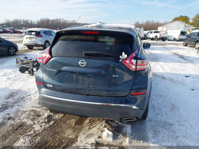 2018 Nissan Murano Sv VIN: 5N1AZ2MG1JN104946 Lot: 43950190
