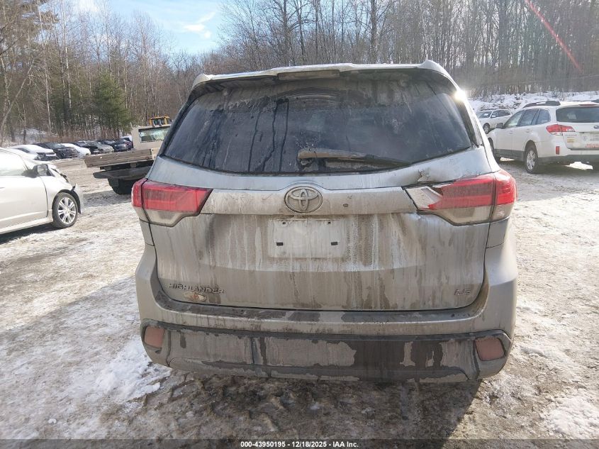 2017 Toyota Highlander Le Plus VIN: 5TDZZRFH6HS207290 Lot: 43950195