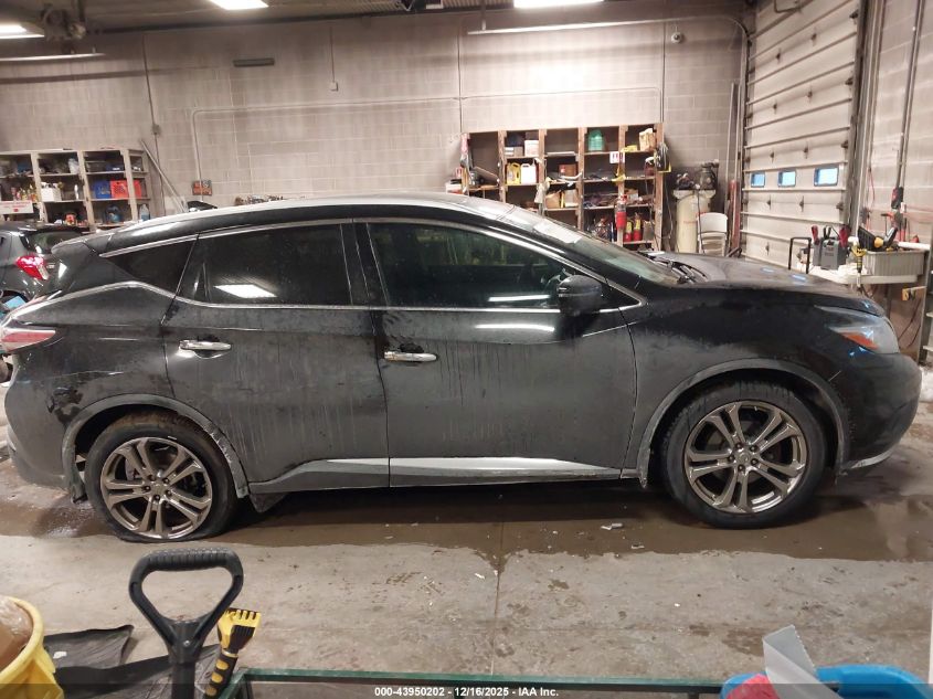 2016 Nissan Murano Platinum VIN: 5N1AZ2MH9GN161915 Lot: 43950202