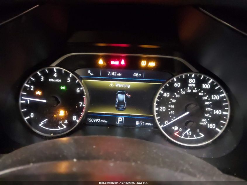 2016 Nissan Murano Platinum VIN: 5N1AZ2MH9GN161915 Lot: 43950202