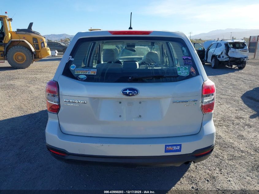 2014 Subaru Forester 2.5I VIN: JF2SJAAC7EH476342 Lot: 43950203