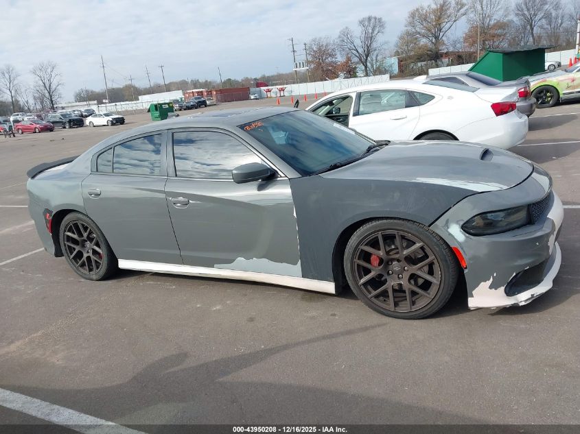 2017 Dodge Charger R/T Scat Pack Rwd VIN: 2C3CDXGJ5HH579278 Lot: 43950208