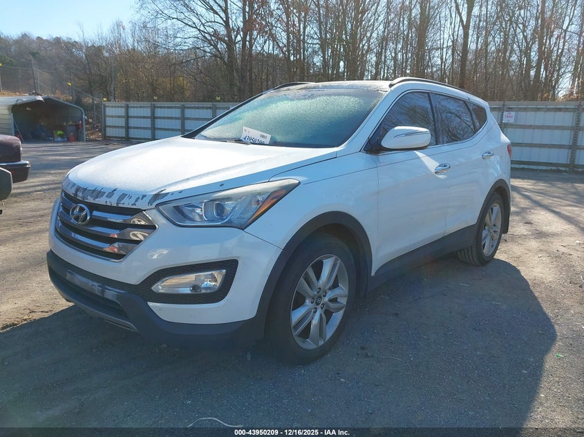 5XYZW3LA0EG148162 2014 HYUNDAI SANTA FE photo no. 2