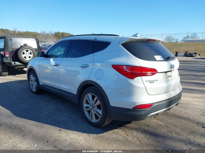 5XYZW3LA0EG148162 2014 HYUNDAI SANTA FE photo no. 3