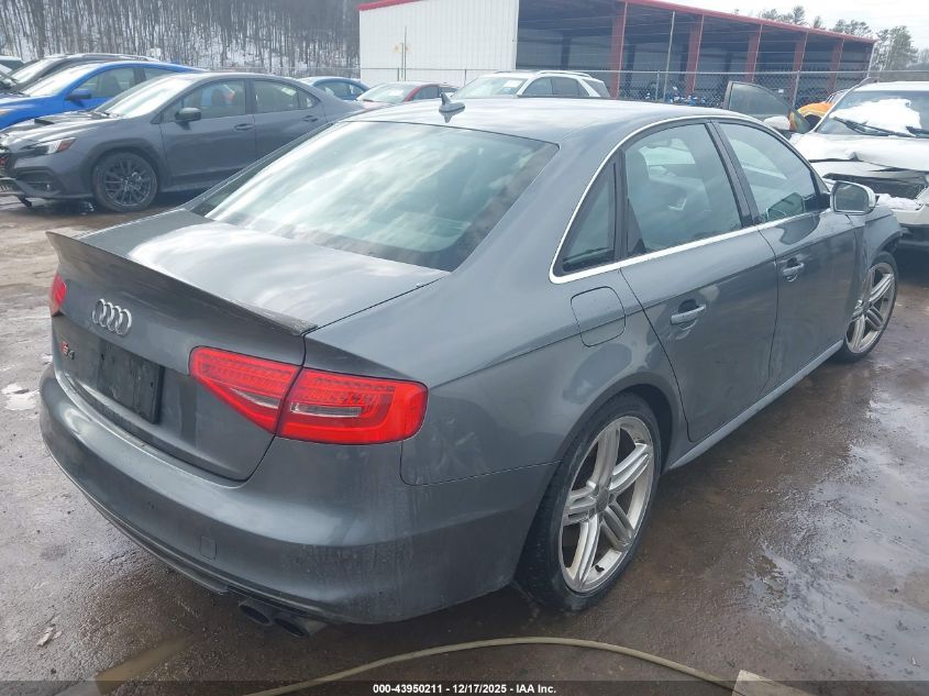 2014 Audi S4 3.0T Premium Plus VIN: WAUBGAFL3EA012637 Lot: 43950211