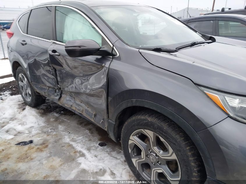 2019 Honda Cr-V Ex VIN: 2HKRW2H57KH627804 Lot: 43950218