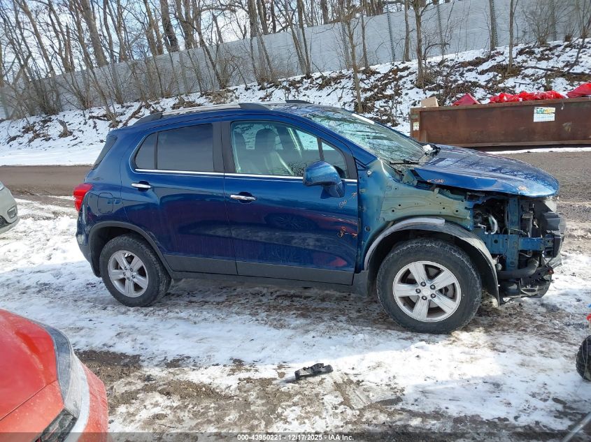 2019 Chevrolet Trax Lt VIN: 3GNCJPSB8KL355237 Lot: 43950221