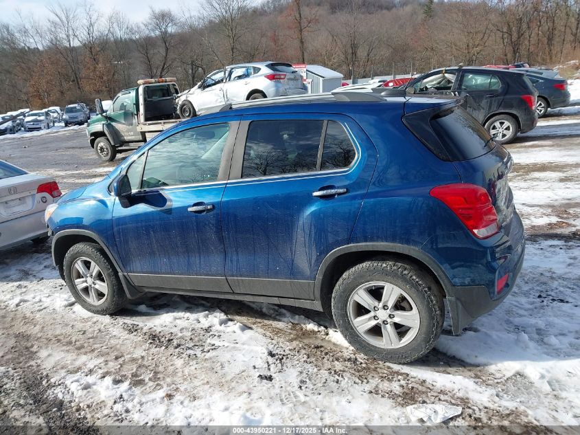 2019 Chevrolet Trax Lt VIN: 3GNCJPSB8KL355237 Lot: 43950221