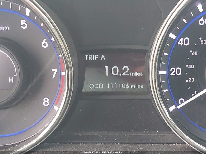 2013 Hyundai Sonata Gls VIN: 5NPEB4AC7DH547193 Lot: 43950228