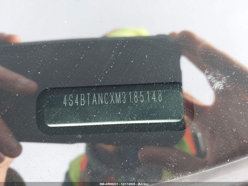 2021 Subaru Outback Limited VIN: 4S4BTANCXM3185148 Lot: 43950231