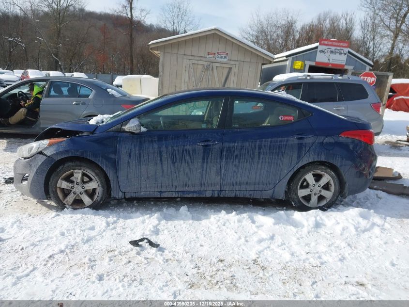 2013 Hyundai Elantra Gls VIN: KMHDH4AE2DU838889 Lot: 43950235