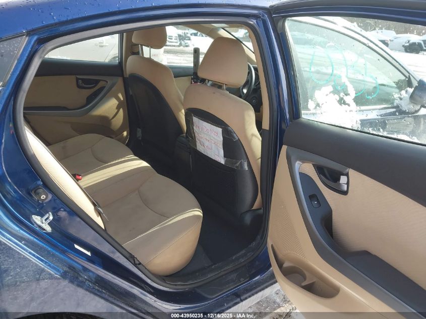 2013 Hyundai Elantra Gls VIN: KMHDH4AE2DU838889 Lot: 43950235