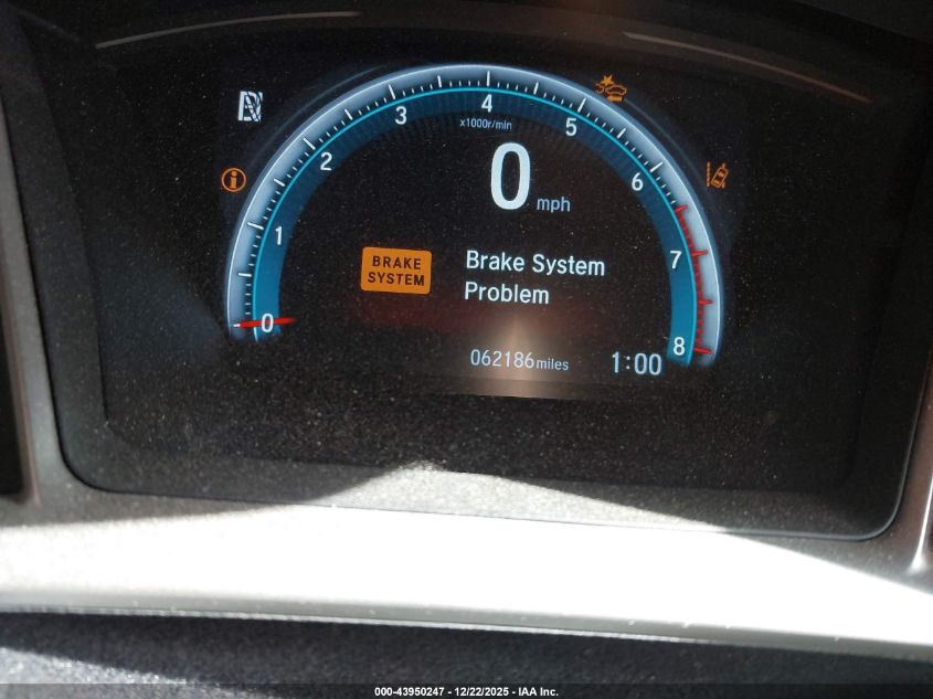 2017 Honda Civic Touring VIN: 2HGFC3B9XHH359766 Lot: 43950247