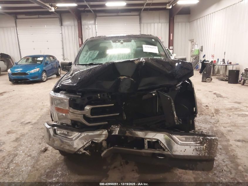 2021 Ford F-150 Xlt VIN: 1FTEX1EPXMFA44345 Lot: 43950251