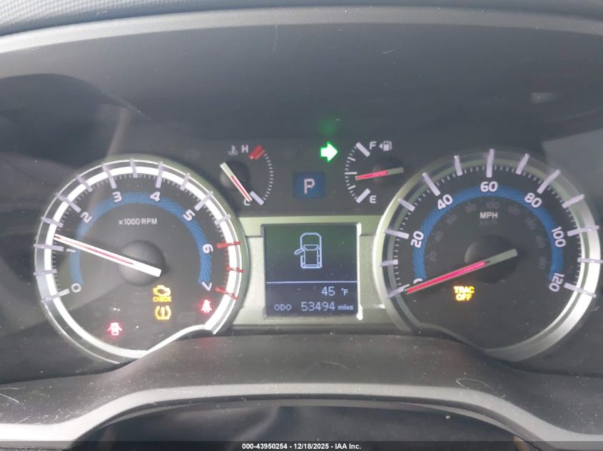 2016 Toyota 4Runner Trail VIN: JTEBU5JR1G5358952 Lot: 43950254