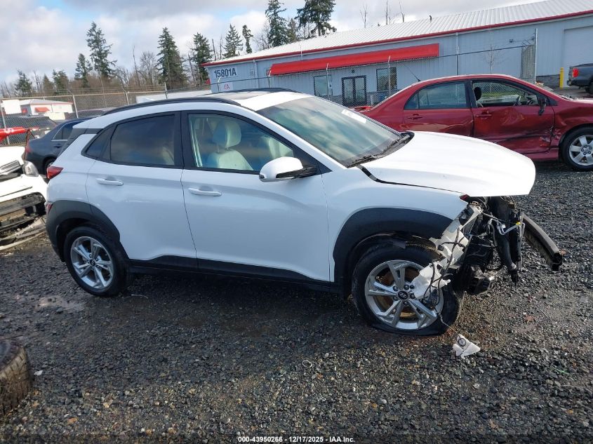 2022 Hyundai Kona Sel VIN: KM8K3CAB5NU876463 Lot: 43950266