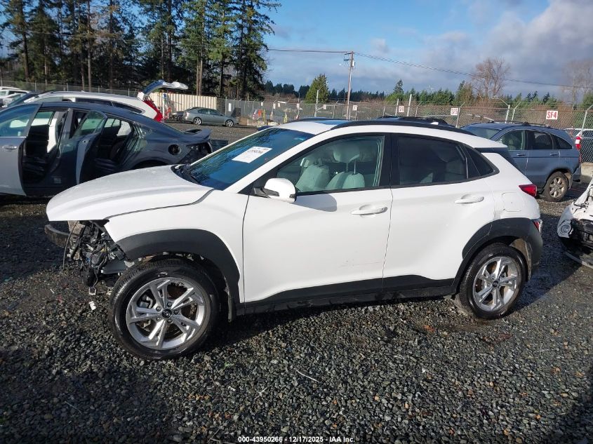 2022 Hyundai Kona Sel VIN: KM8K3CAB5NU876463 Lot: 43950266