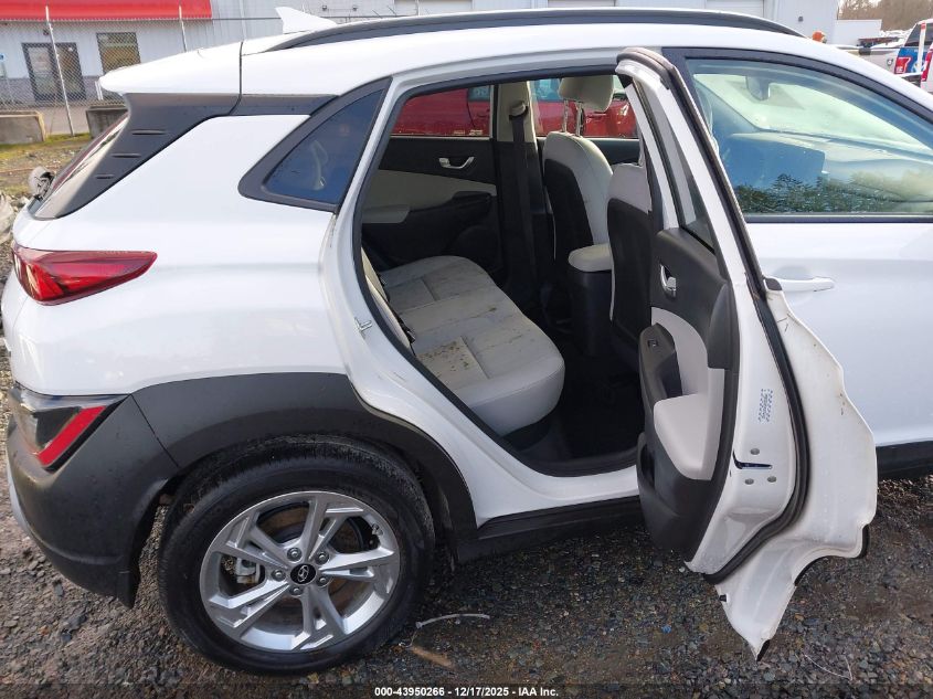 2022 Hyundai Kona Sel VIN: KM8K3CAB5NU876463 Lot: 43950266