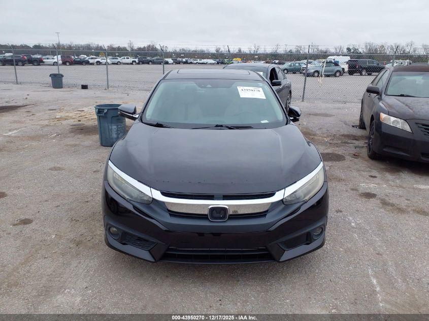 2017 Honda Civic Touring VIN: 19XFC1F95HE023810 Lot: 43950270