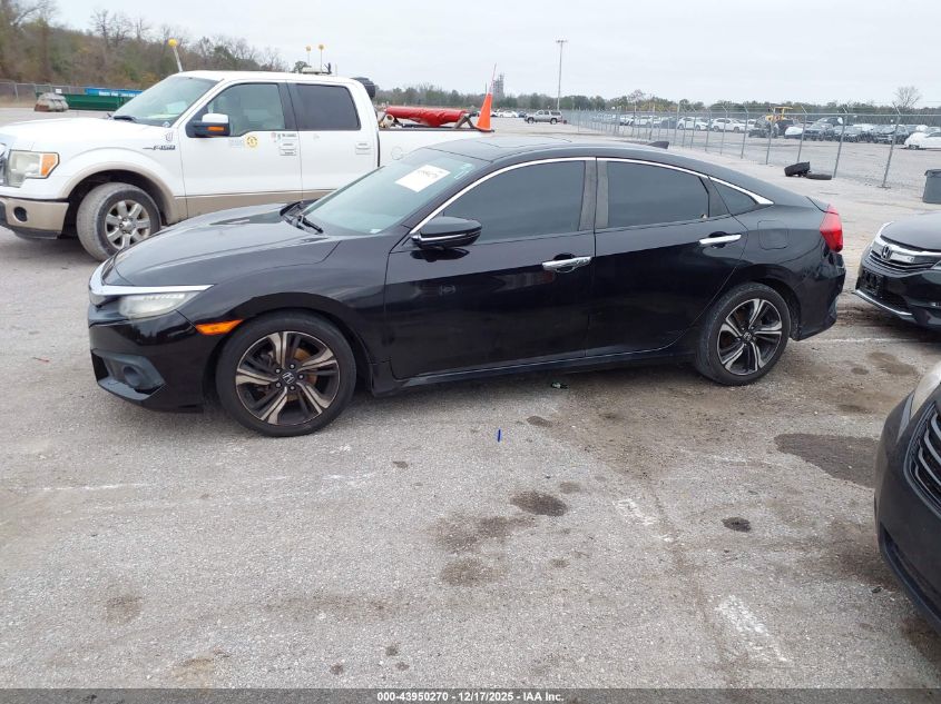 2017 Honda Civic Touring VIN: 19XFC1F95HE023810 Lot: 43950270