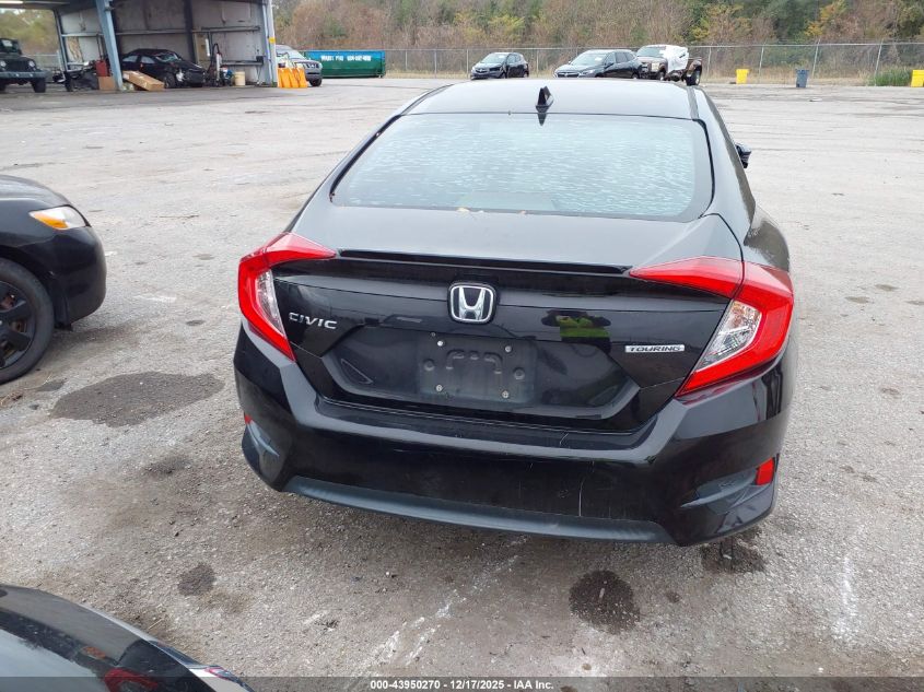 2017 Honda Civic Touring VIN: 19XFC1F95HE023810 Lot: 43950270