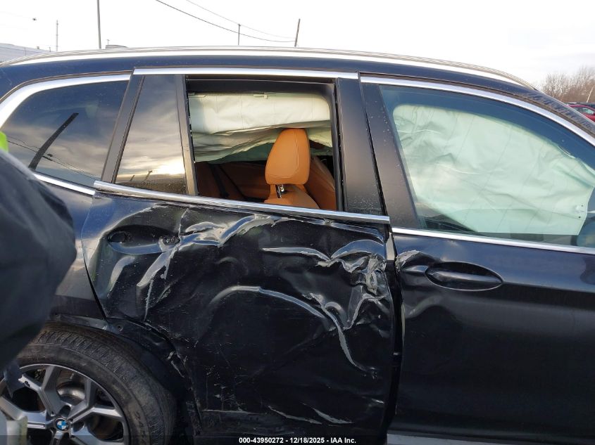 2022 BMW X3 xDrive30I VIN: WBX57DP00NN176722 Lot: 43950272