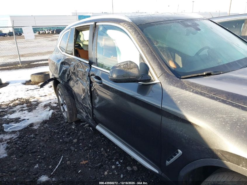 2022 BMW X3 xDrive30I VIN: WBX57DP00NN176722 Lot: 43950272