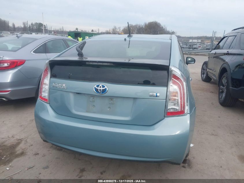 2014 Toyota Prius Three VIN: JTDKN3DU8E1750174 Lot: 43950275