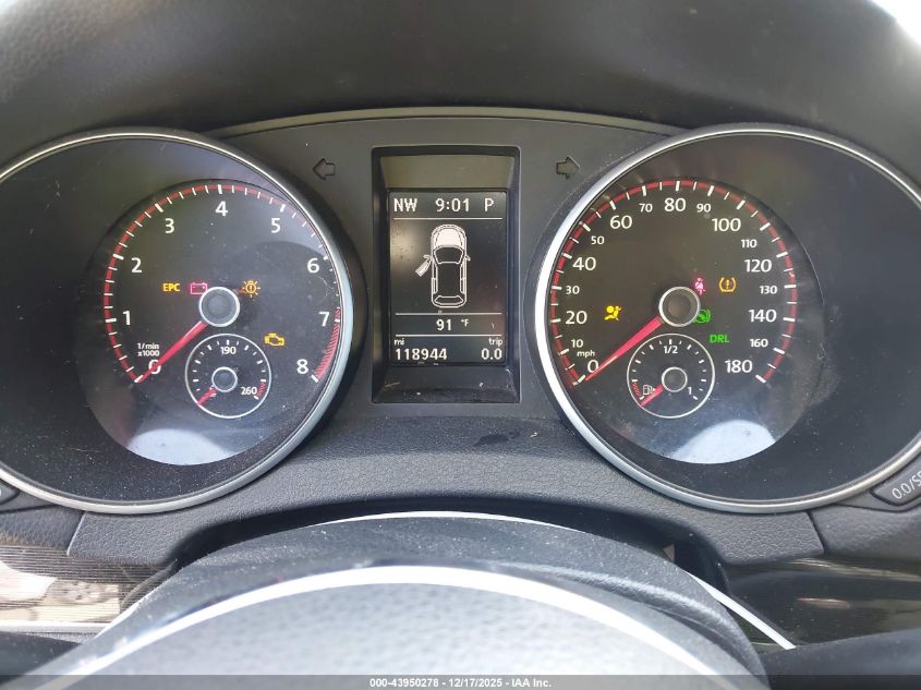 2013 Volkswagen Gti 2-Door VIN: WVWFD7AJ9DW120011 Lot: 43950278