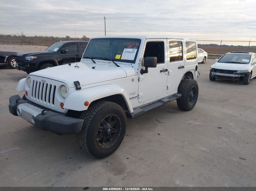 2013 Jeep Wrangler Unlimited Sahara VIN: 1C4BJWEG6DL677704 Lot: 43950283