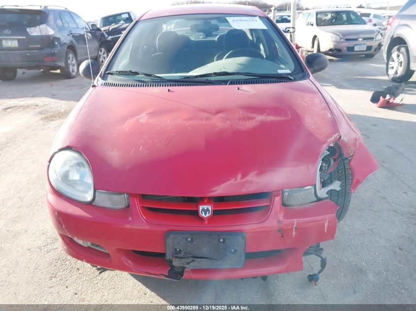 2002 Dodge Neon Sxt VIN: 1B3ES56CX2D648814 Lot: 43950289