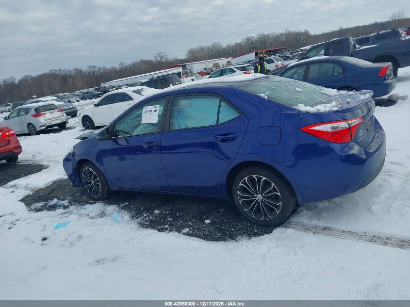 2016 Toyota Corolla S Premium VIN: 2T1BURHE5GC557066 Lot: 43950300