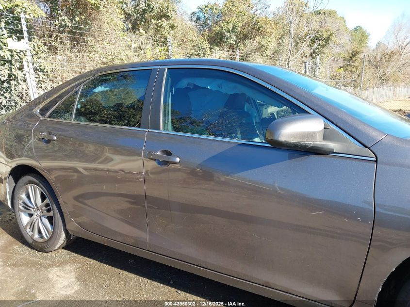 2016 Toyota Camry Se VIN: 4T1BF1FK4GU186677 Lot: 43950302