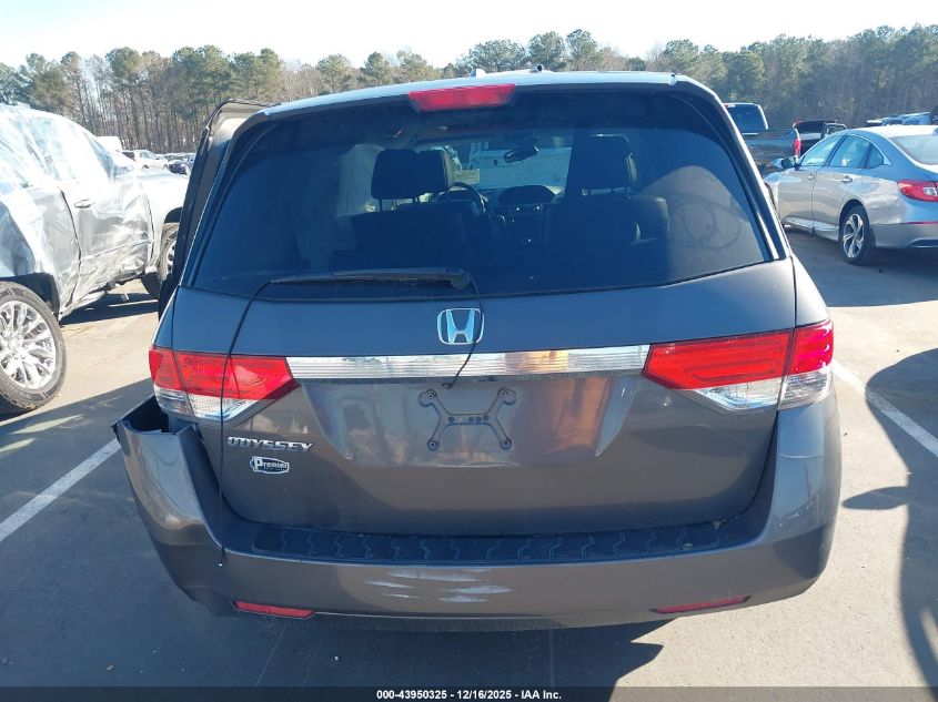 2016 Honda Odyssey Ex-L VIN: 5FNRL5H6XGB157230 Lot: 43950325