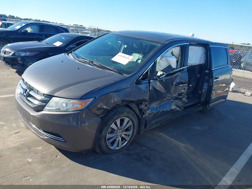 2016 Honda Odyssey Ex-L VIN: 5FNRL5H6XGB157230 Lot: 43950325