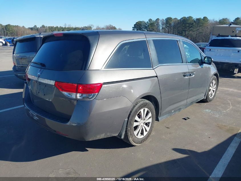 2016 Honda Odyssey Ex-L VIN: 5FNRL5H6XGB157230 Lot: 43950325