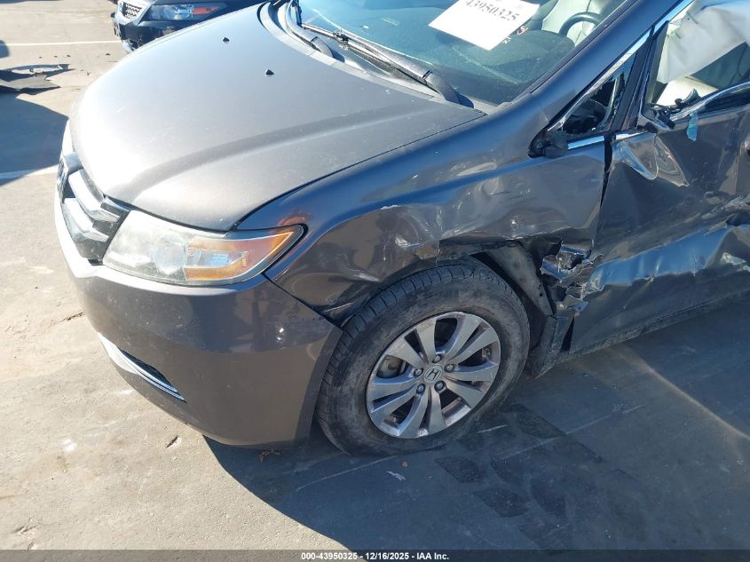 2016 Honda Odyssey Ex-L VIN: 5FNRL5H6XGB157230 Lot: 43950325