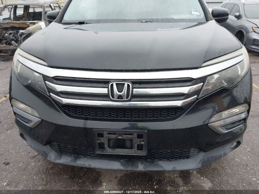 2016 Honda Pilot Ex-L VIN: 5FNYF5H53GB010967 Lot: 43950327