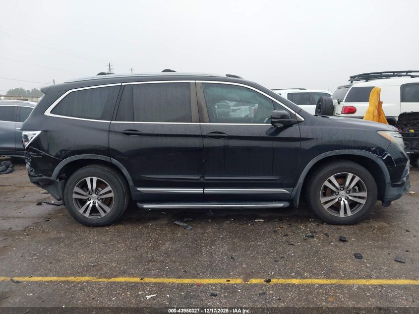 2016 Honda Pilot Ex-L VIN: 5FNYF5H53GB010967 Lot: 43950327