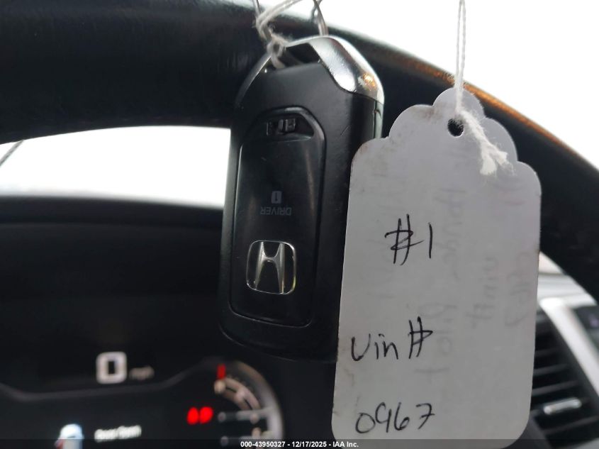 2016 Honda Pilot Ex-L VIN: 5FNYF5H53GB010967 Lot: 43950327