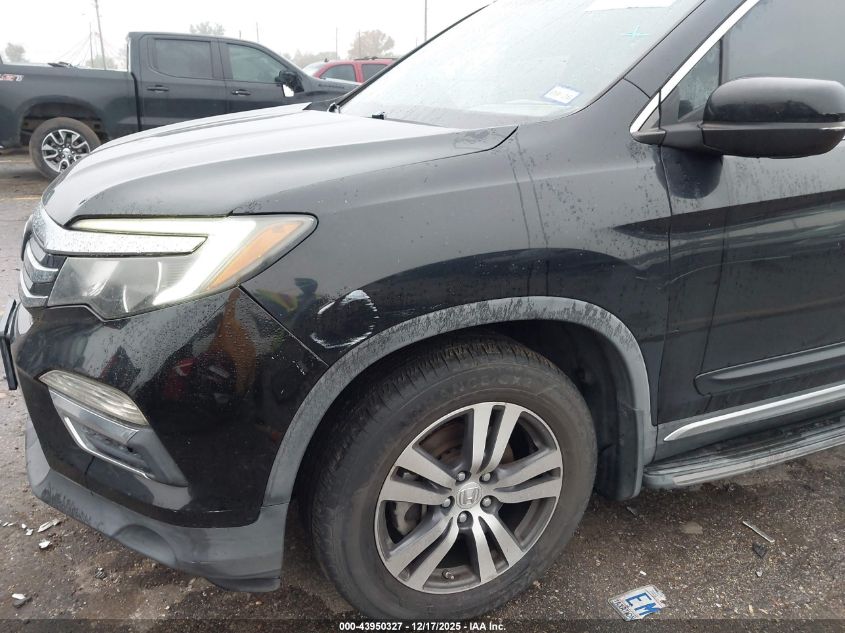 2016 Honda Pilot Ex-L VIN: 5FNYF5H53GB010967 Lot: 43950327
