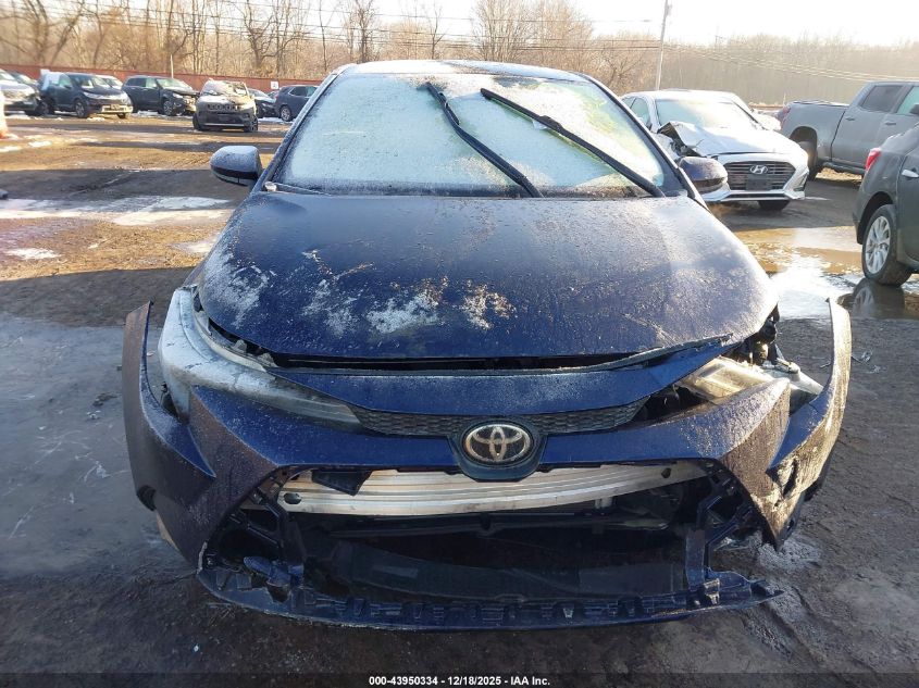 2021 Toyota Corolla Le VIN: 5YFEPMAE4MP255815 Lot: 43950334