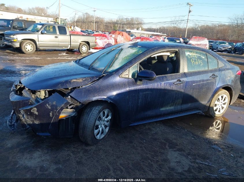 2021 Toyota Corolla Le VIN: 5YFEPMAE4MP255815 Lot: 43950334