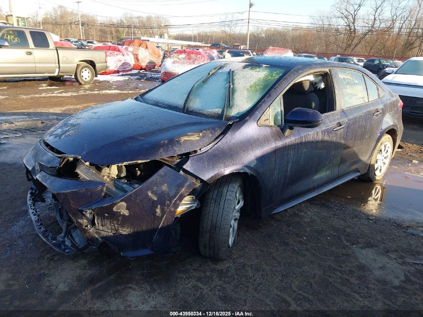 2021 Toyota Corolla Le VIN: 5YFEPMAE4MP255815 Lot: 43950334