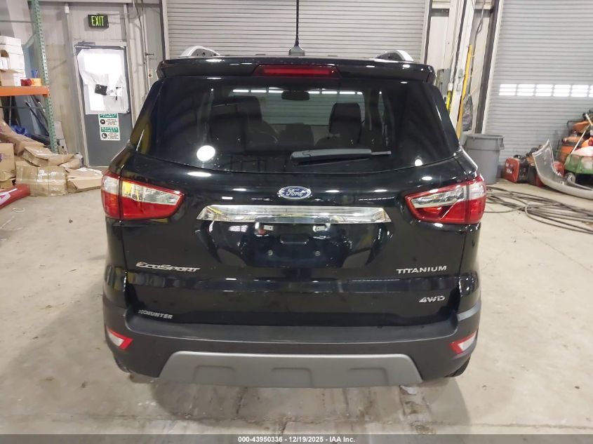 2022 Ford Ecosport Titanium VIN: MAJ6S3KL9NC471251 Lot: 43950336