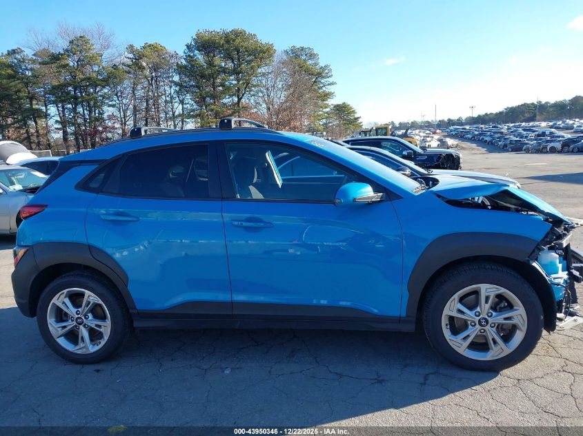 2023 Hyundai Kona Sel VIN: KM8K6CAB7PU991088 Lot: 43950346