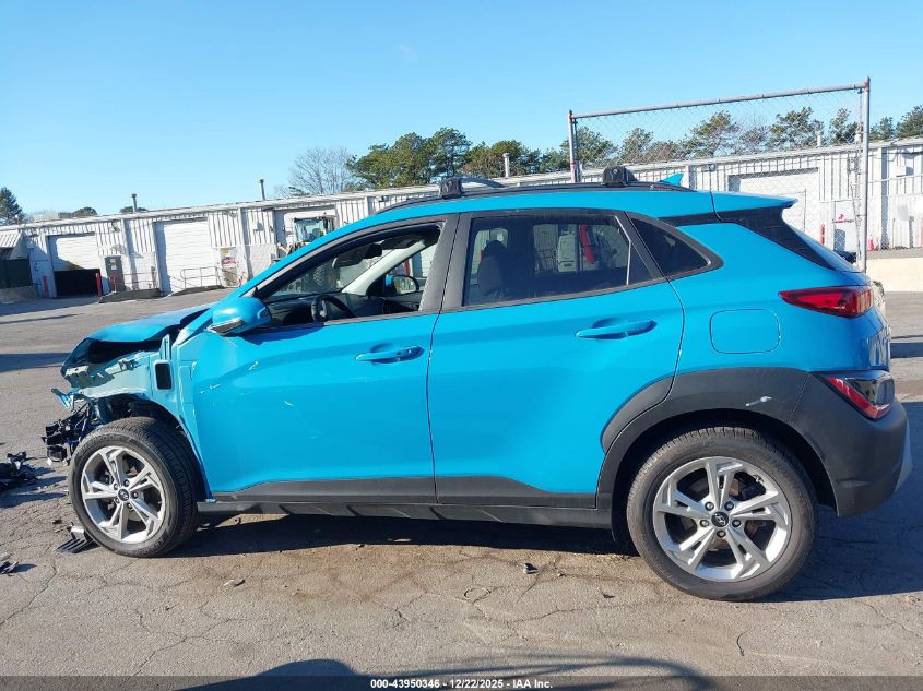 2023 Hyundai Kona Sel VIN: KM8K6CAB7PU991088 Lot: 43950346