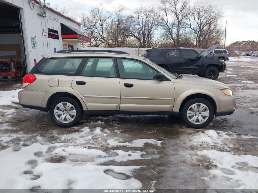 2008 Subaru Outback VIN: 4S4BP60C787303440 Lot: 43950371