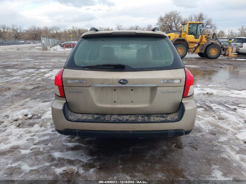 2008 Subaru Outback VIN: 4S4BP60C787303440 Lot: 43950371